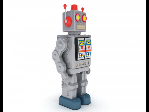 Vintage toy robot Modèle 3D