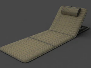 Beach Mattress Foldable 3D Model