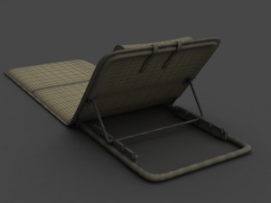 Beach Mattress Foldable 3D Model