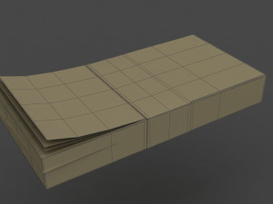 Cartoon Money Bill 3D Модель