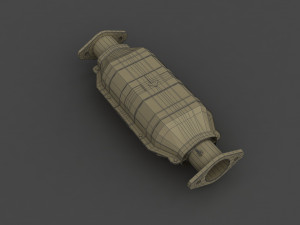 Catalytic Converter 3D Model