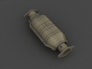 Catalytic Converter 3D Model