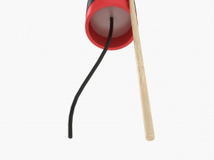 Firework Rocket Model 3D
