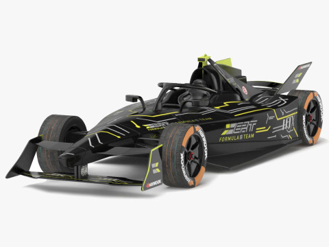 ERT Formula E Team 2024 PBR 3D 模型