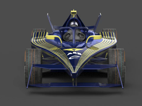ABT CUPRA Formula E Team 2024 PBR 3D Model