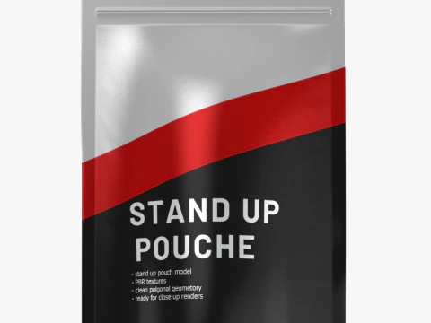 Kantong berdiri v1 PBR Model 3D