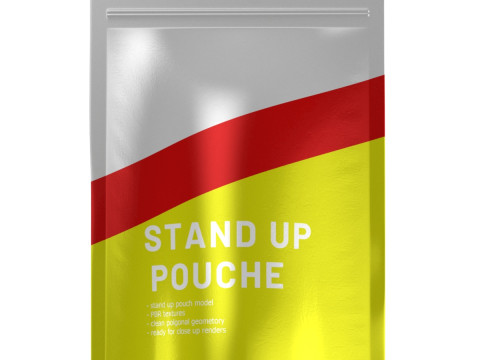 Stand up pouch v2 PBR 3D Model