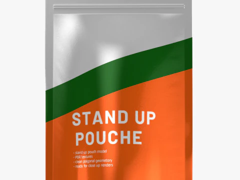 Kantong berdiri v3 PBR Model 3D