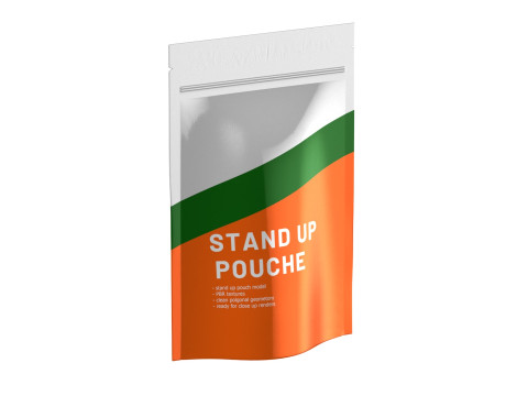 Stand up pouch v3 PBR 3Dモデル