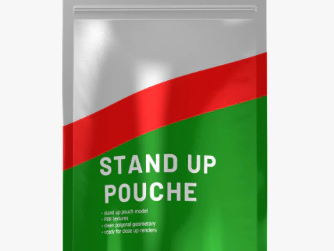 Kantong berdiri v4 PBR Model 3D