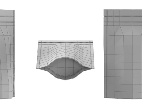 Stand up pouch v4 PBR 3D 모델