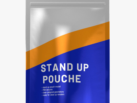 Stand up pouch v5 PBR 3D Model