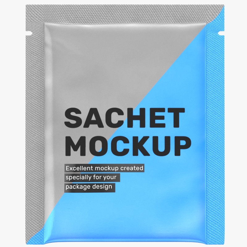Sachet pouch v2 PBR 3D Model .c4d .max .obj .3ds .fbx .stl .blend 