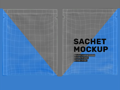 Sachet pouch v2 PBR 3D Model