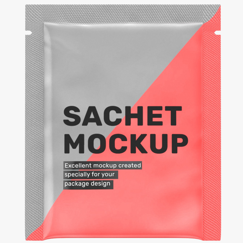 Sachet pouch v3 PBR Model 3D .c4d .max .obj .3ds .fbx .stl .blend 
