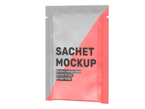 Sachet pouch v3 PBR Model 3D