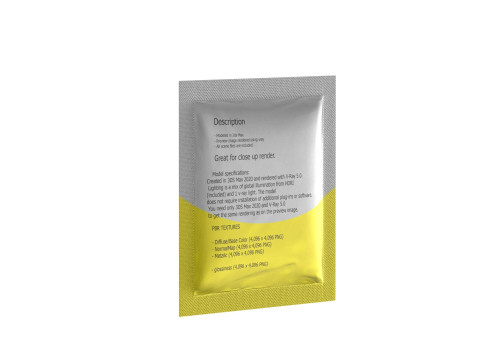 Sachet pouch v5 PBR 3D Model