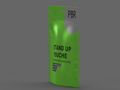 Stand up pouch v8 PBR Model 3D