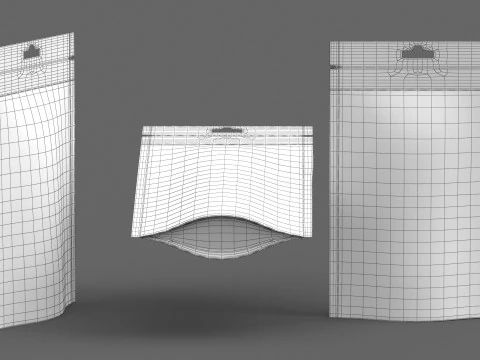 Stand up pouch v8 PBR 3D Model