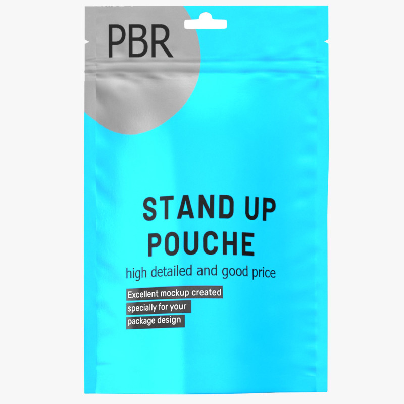 Stand up pouch v9 PBR 3D Model .c4d .max .obj .3ds .fbx .stl .blend 