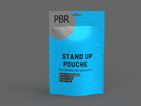Stand up pouch v9 PBR 3D Model