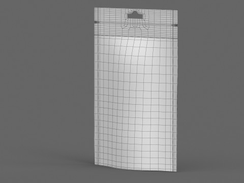 Stand up pouch v10 PBR 3D Модель