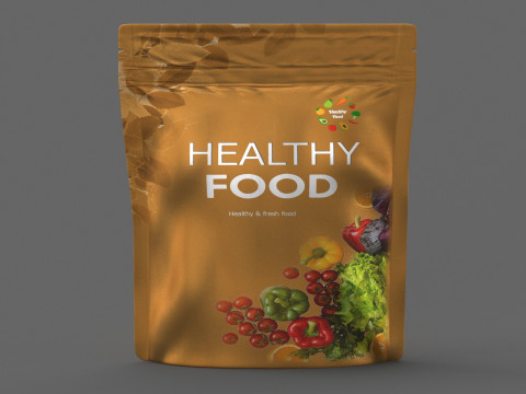 Stand up pouch v12 PBR Model 3D