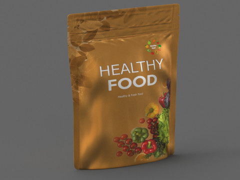 Stand up pouch v12 PBR Model 3D