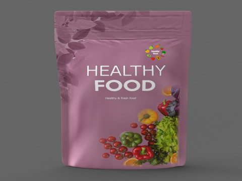 Stand up pouch v13 PBR 3D Модель