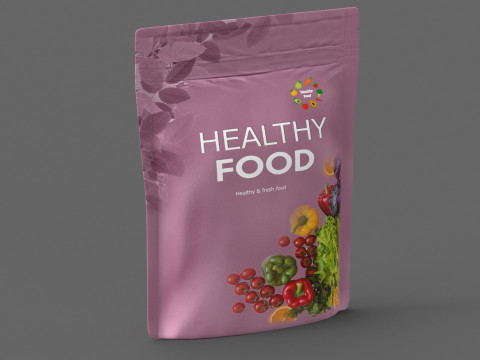 Stand up pouch v13 PBR 3D Модель