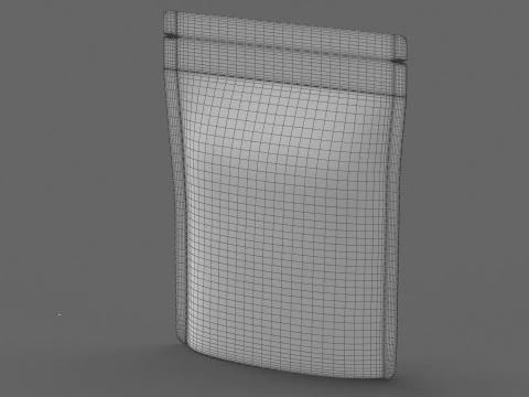 Stand up pouch v14 PBR 3D Model