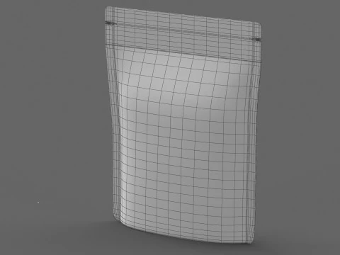 Stand up pouch v14 PBR 3D Model