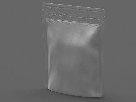 Stand up pouch v14 PBR 3D Модель