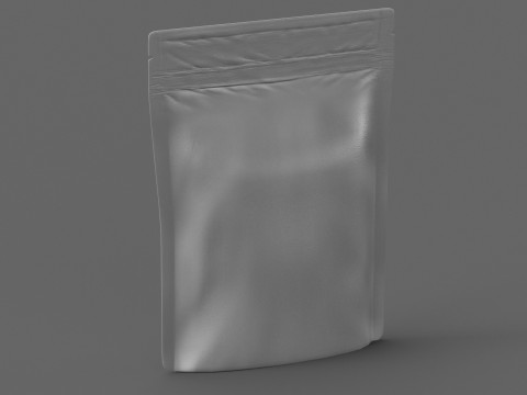 Stand up pouch v14 PBR 3D Модель