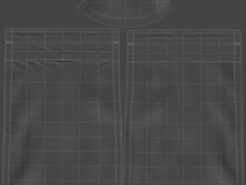 Stand up pouch v14 PBR 3D Model