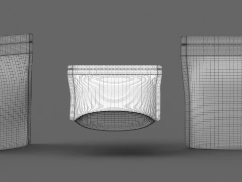 Stand up pouch v14 PBR 3D Model