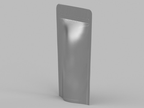 Metalic food packaging v1 PBR 3D Model