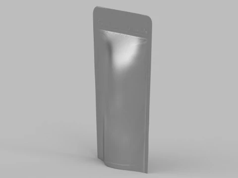 Metalic food packaging v1 PBR 3D Model