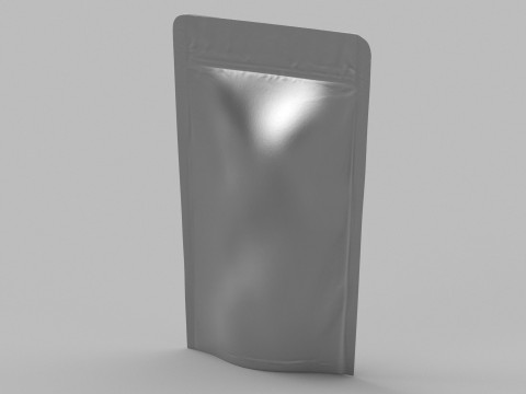 Metalic food packaging v1 PBR 3D Model