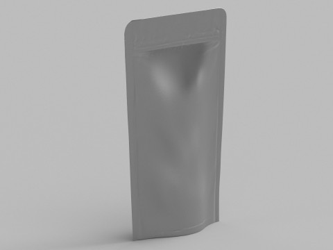 Metalic food packaging v1 PBR 3D Model