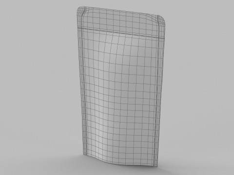 Metalic food packaging v1 PBR 3D Model