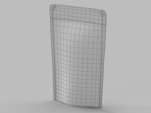 Metalic food packaging v1 PBR 3D Model
