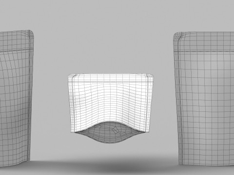 Metalic food packaging v1 PBR 3D Model