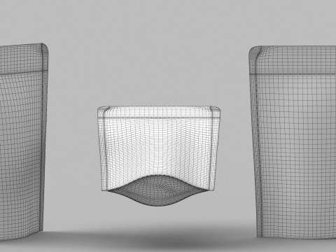Metalic food packaging v1 PBR 3D Model