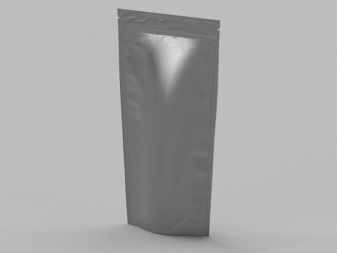 Metalic food packaging v2 PBR 3D Model