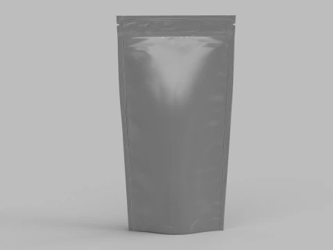 Metalic food packaging v2 PBR 3D Model