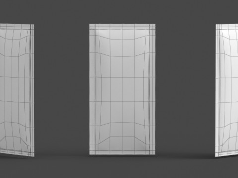 Metalic food packaging v3 PBR 3D Model