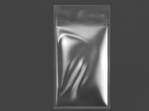 Metalic food packaging v4 PBR 3D Model