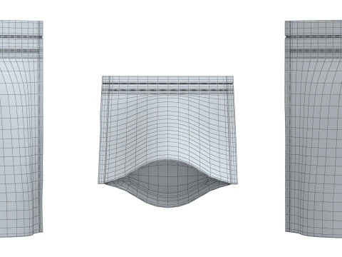 Paper pouch v1 PBR 3D Model