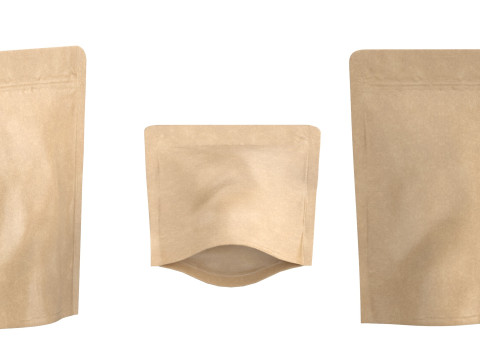 Paper pouch v2 PBR 3D मॉडल